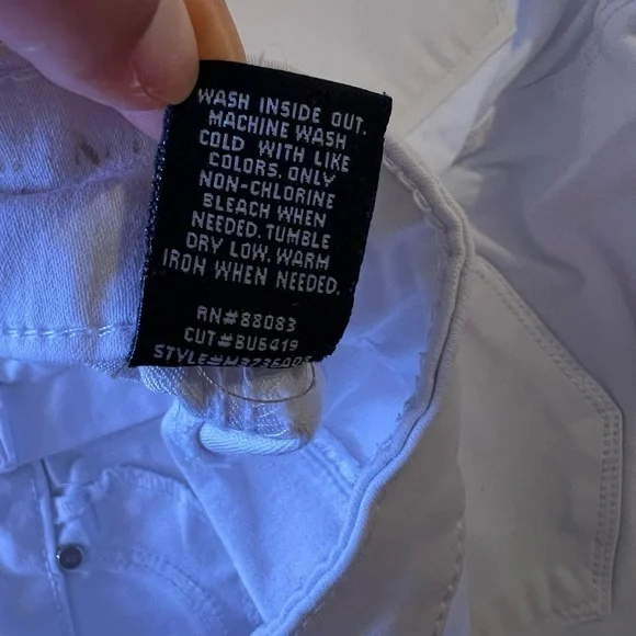 Sound/Style Los Angeles Jeans Womens Slim Straight Leg White Skinny White 12 - Picture 5 of 14